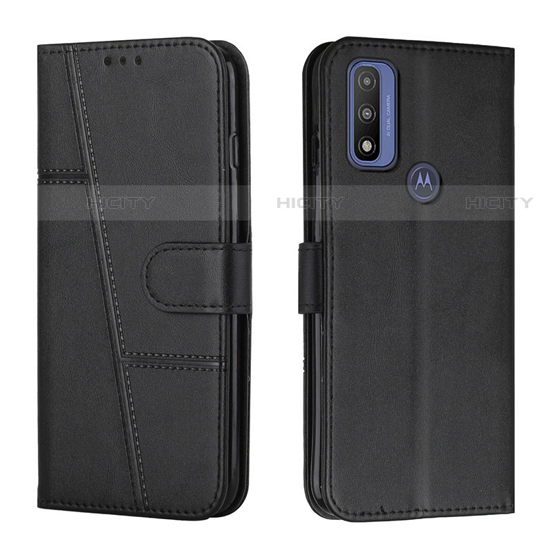 Custodia Portafoglio In Pelle Cover con Supporto Y01X per Motorola Moto G Pure Nero