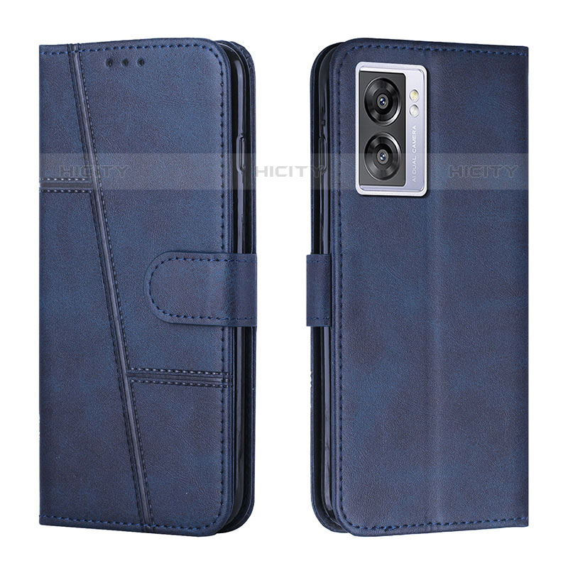 Custodia Portafoglio In Pelle Cover con Supporto Y01X per OnePlus Nord N300 5G Blu