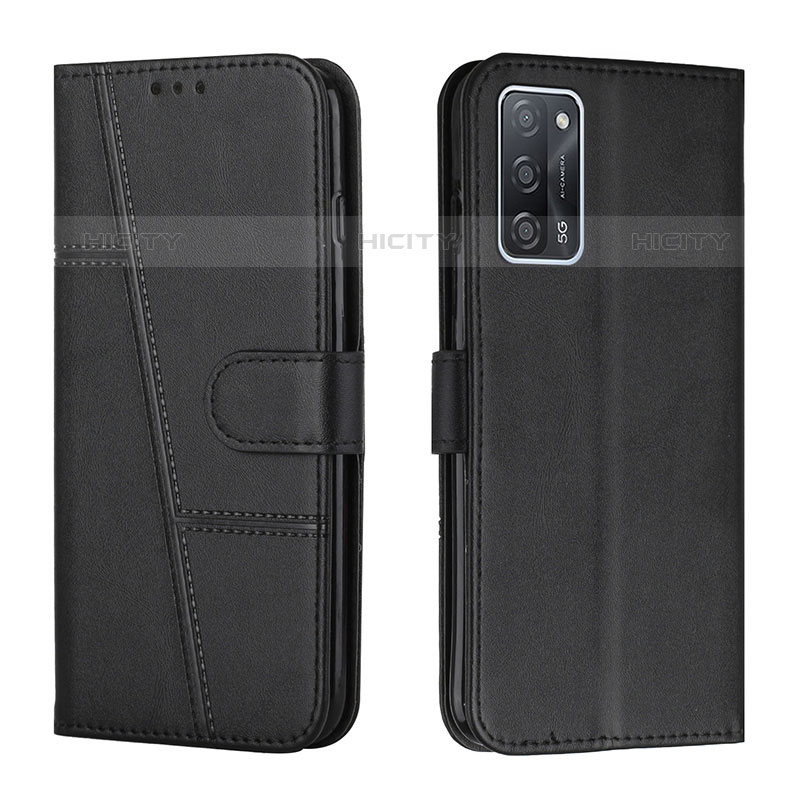 Custodia Portafoglio In Pelle Cover con Supporto Y01X per Oppo A53s 5G Nero