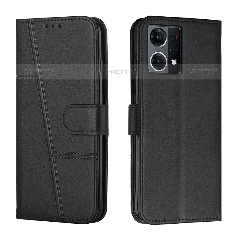 Custodia Portafoglio In Pelle Cover con Supporto Y01X per Oppo F21s Pro 4G Nero