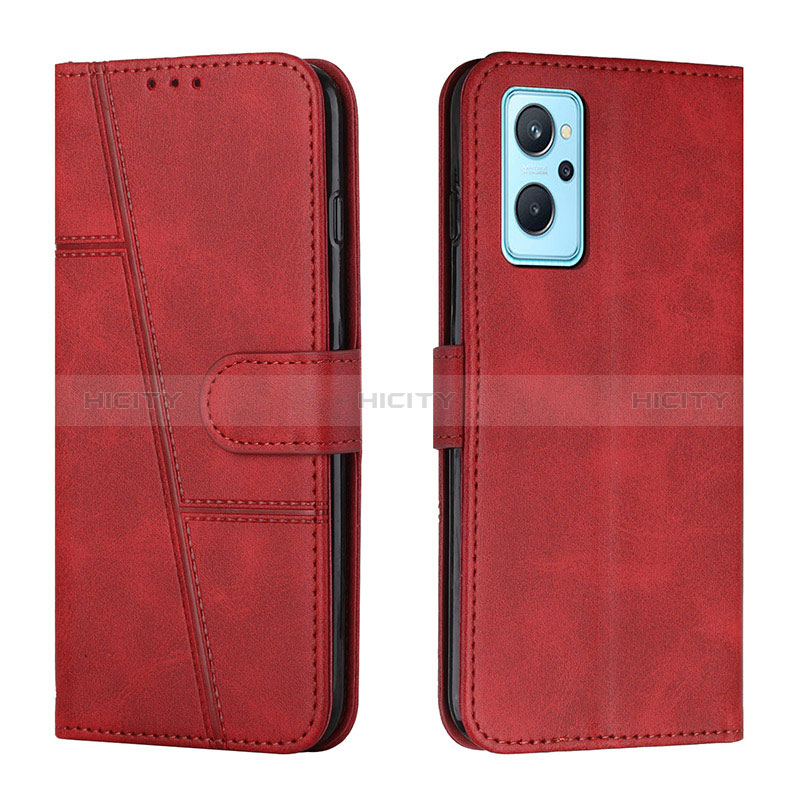 Custodia Portafoglio In Pelle Cover con Supporto Y01X per Realme 10 5G Rosso