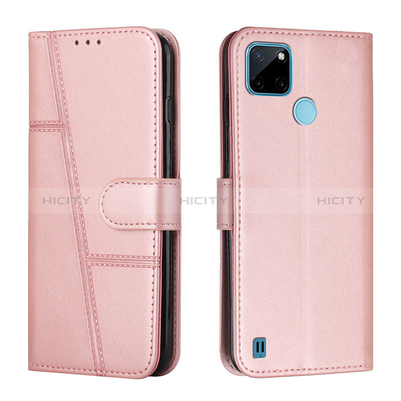 Custodia Portafoglio In Pelle Cover con Supporto Y01X per Realme C25Y