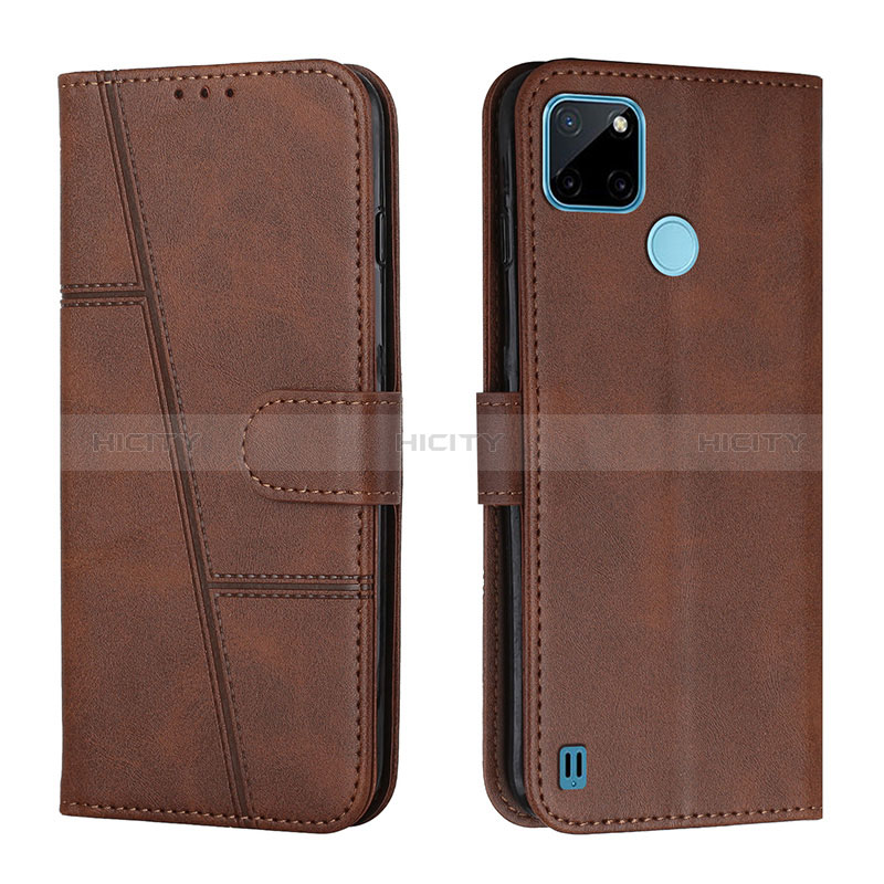 Custodia Portafoglio In Pelle Cover con Supporto Y01X per Realme C25Y India