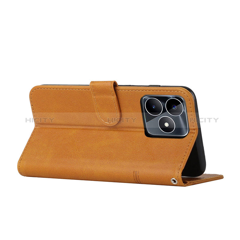 Custodia Portafoglio In Pelle Cover con Supporto Y01X per Realme C51