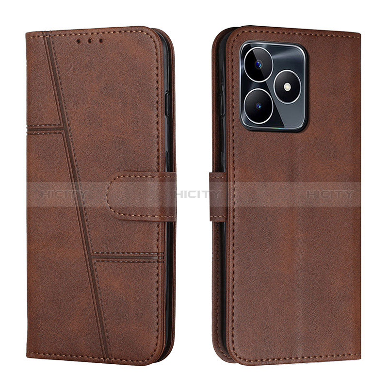 Custodia Portafoglio In Pelle Cover con Supporto Y01X per Realme C51