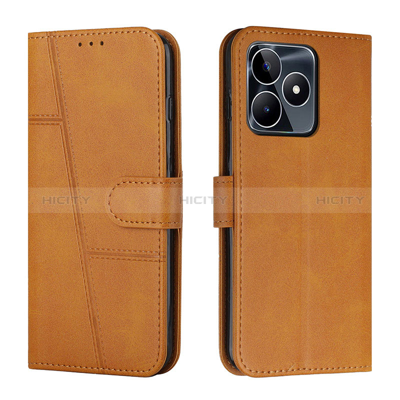 Custodia Portafoglio In Pelle Cover con Supporto Y01X per Realme C51