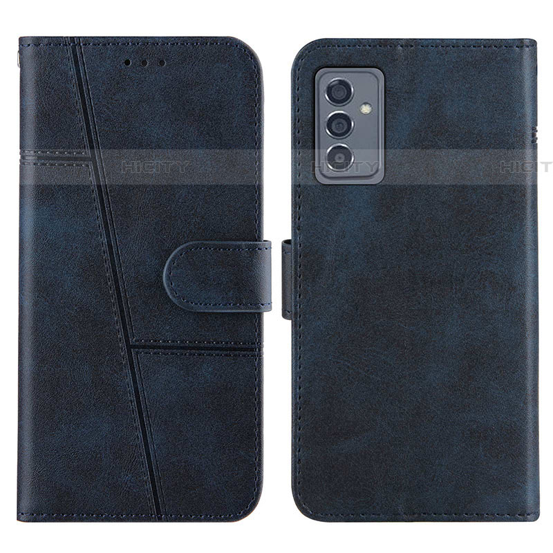 Custodia Portafoglio In Pelle Cover con Supporto Y01X per Samsung Galaxy A05s Blu