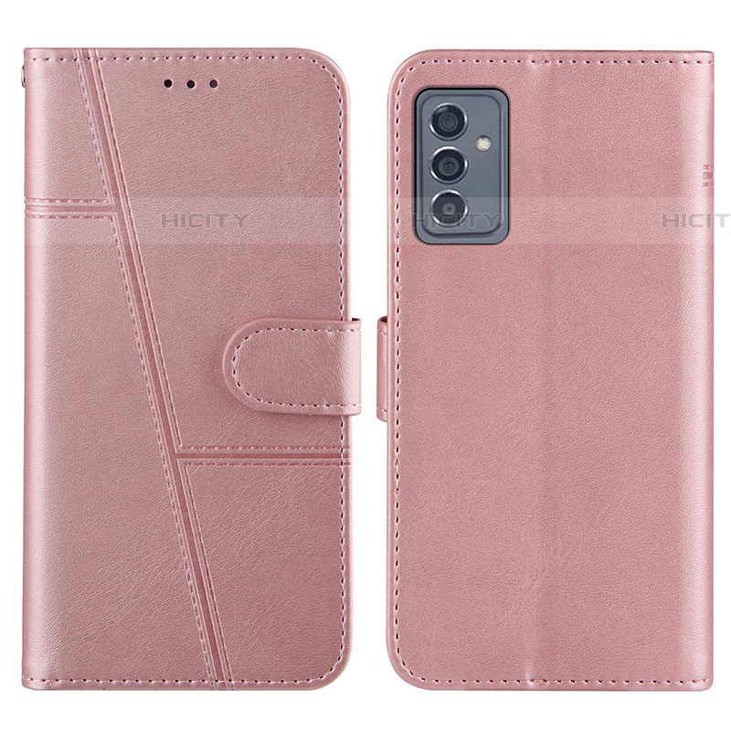 Custodia Portafoglio In Pelle Cover con Supporto Y01X per Samsung Galaxy A05s Oro Rosa