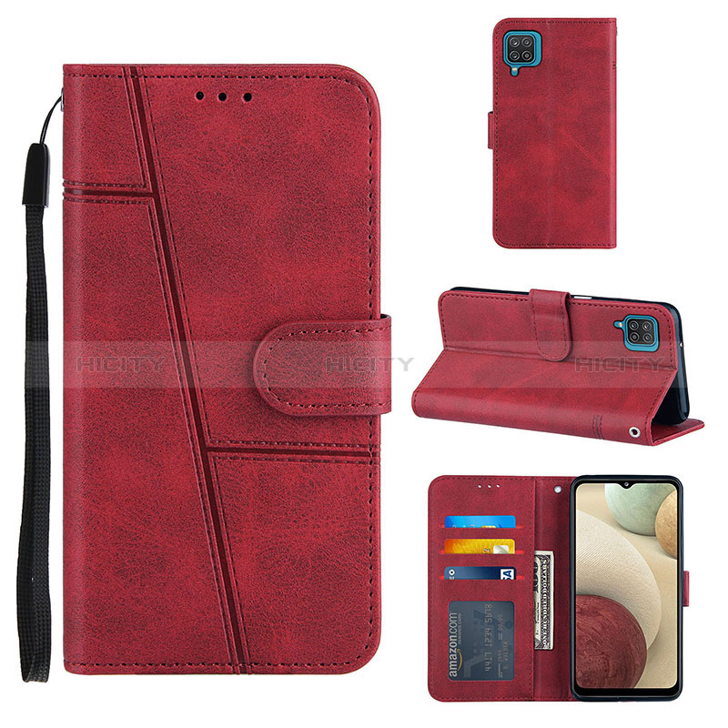 Custodia Portafoglio In Pelle Cover con Supporto Y01X per Samsung Galaxy A12 Nacho