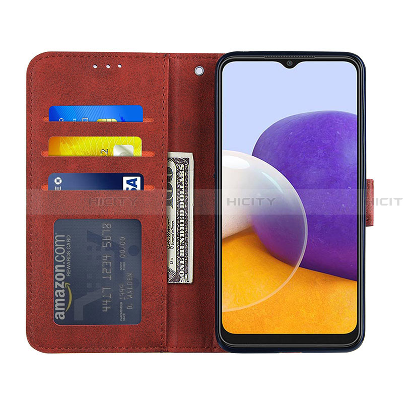 Custodia Portafoglio In Pelle Cover con Supporto Y01X per Samsung Galaxy A22 5G