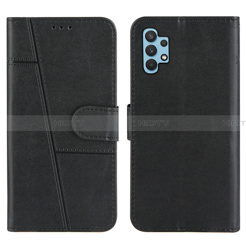 Custodia Portafoglio In Pelle Cover con Supporto Y01X per Samsung Galaxy A32 5G Nero