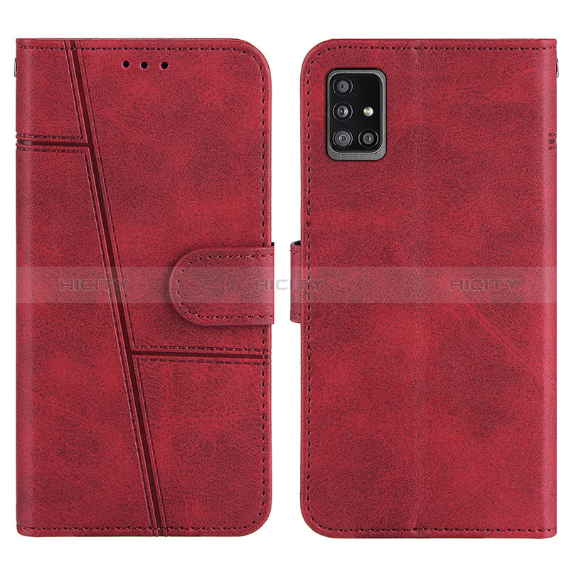 Custodia Portafoglio In Pelle Cover con Supporto Y01X per Samsung Galaxy A51 5G Rosso