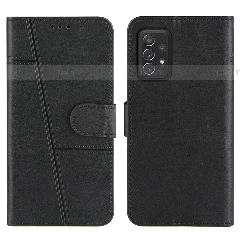 Custodia Portafoglio In Pelle Cover con Supporto Y01X per Samsung Galaxy A72 4G Nero