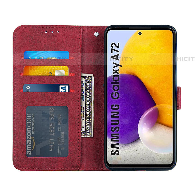 Custodia Portafoglio In Pelle Cover con Supporto Y01X per Samsung Galaxy A72 5G