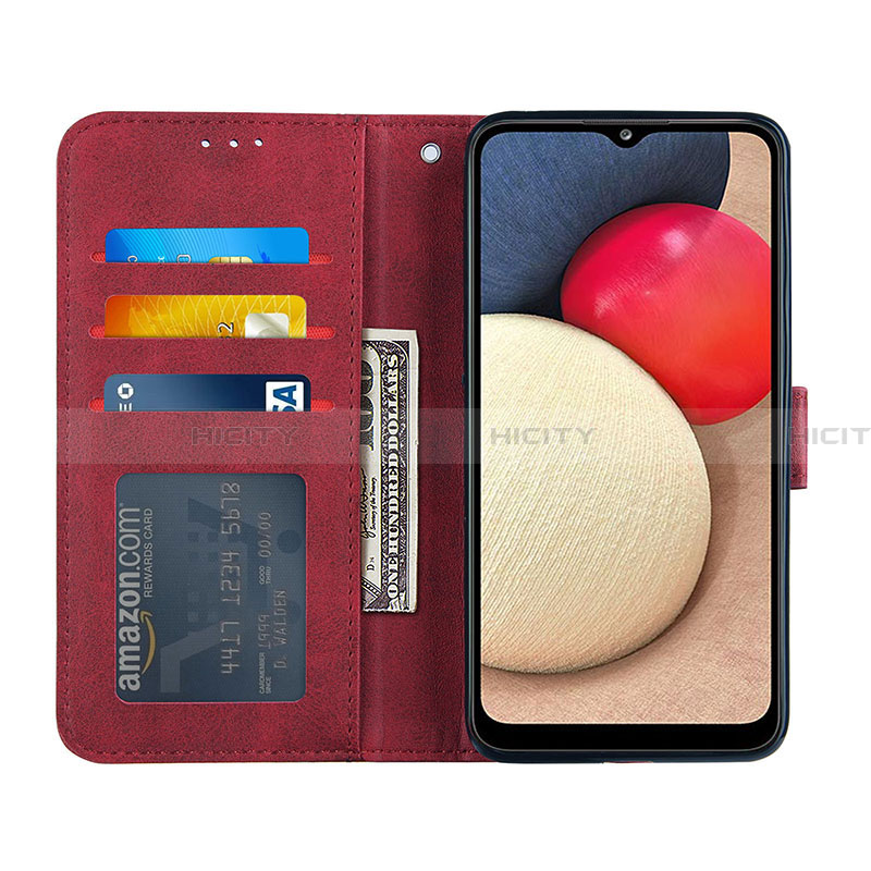 Custodia Portafoglio In Pelle Cover con Supporto Y01X per Samsung Galaxy F02S SM-E025F