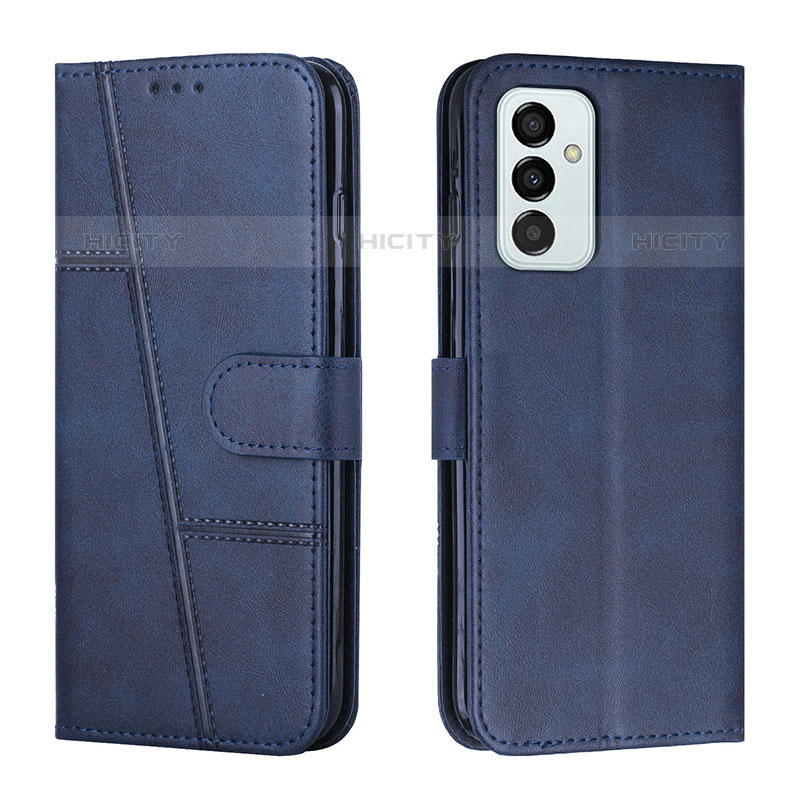 Custodia Portafoglio In Pelle Cover con Supporto Y01X per Samsung Galaxy M23 5G Blu