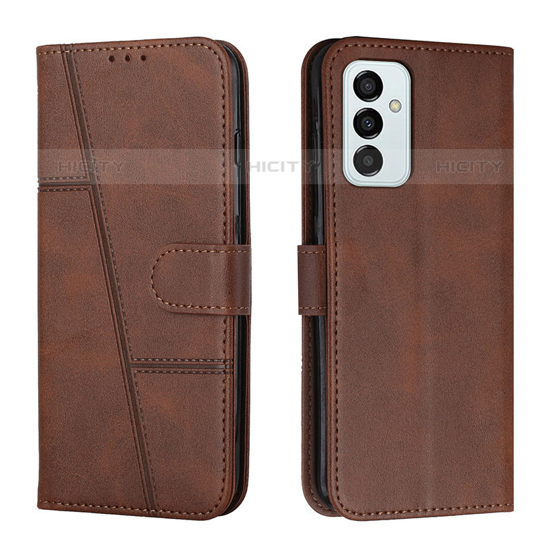 Custodia Portafoglio In Pelle Cover con Supporto Y01X per Samsung Galaxy M23 5G Marrone