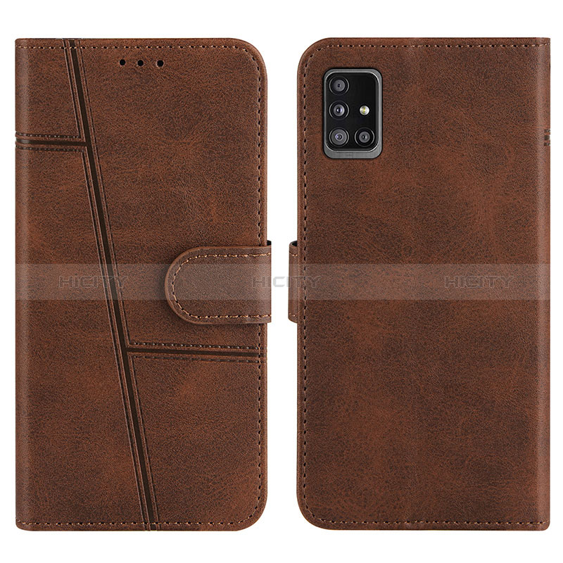 Custodia Portafoglio In Pelle Cover con Supporto Y01X per Samsung Galaxy M40S Marrone