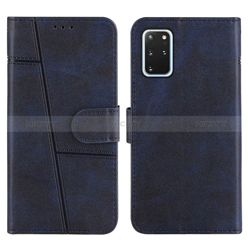 Custodia Portafoglio In Pelle Cover con Supporto Y01X per Samsung Galaxy S20 Plus 5G Blu