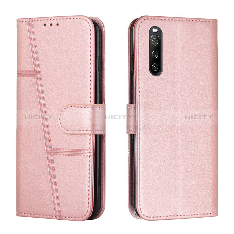 Custodia Portafoglio In Pelle Cover con Supporto Y01X per Sony Xperia 10 IV SOG07