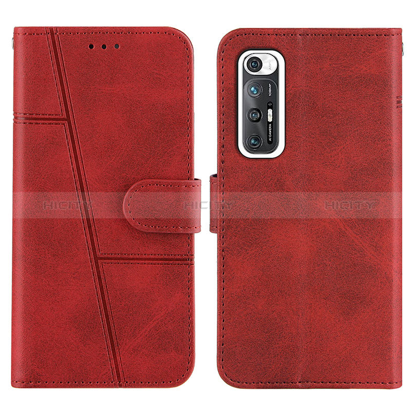 Custodia Portafoglio In Pelle Cover con Supporto Y01X per Xiaomi Mi 10S 5G Rosso