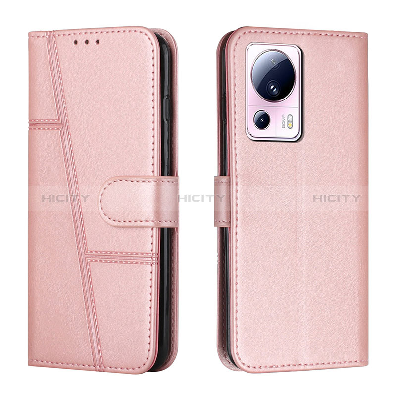 Custodia Portafoglio In Pelle Cover con Supporto Y01X per Xiaomi Mi 12 Lite NE 5G Oro Rosa