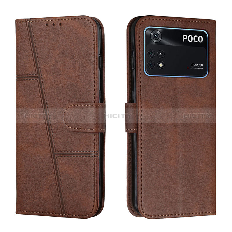 Custodia Portafoglio In Pelle Cover con Supporto Y01X per Xiaomi Poco M4 Pro 4G