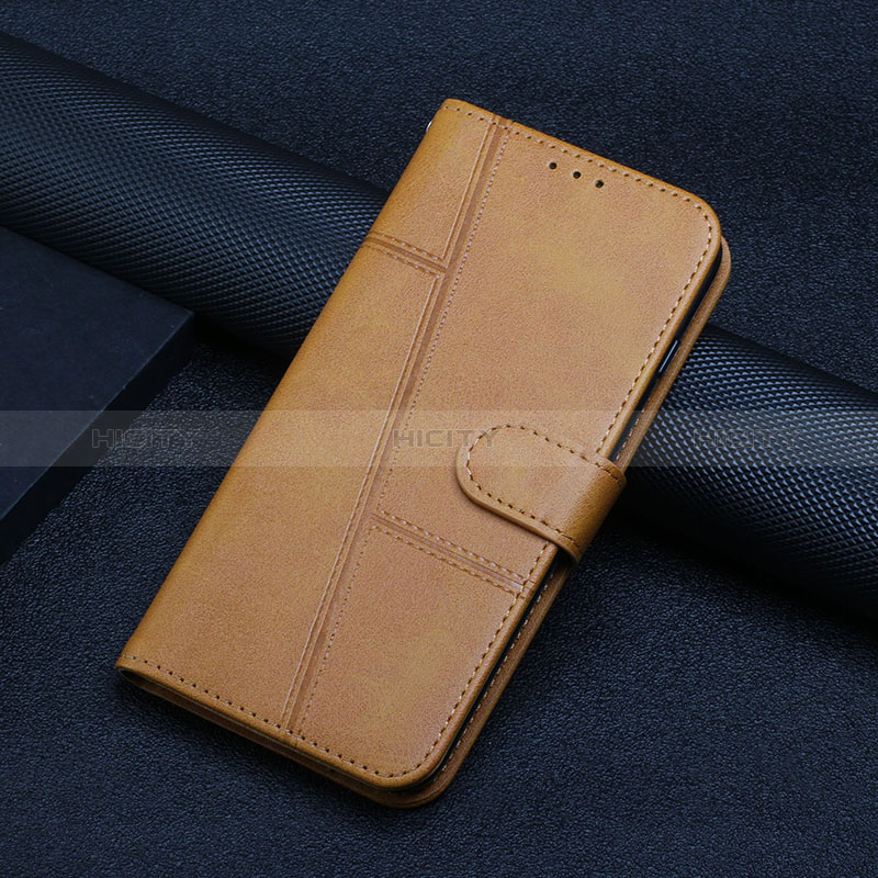 Custodia Portafoglio In Pelle Cover con Supporto Y01X per Xiaomi Redmi 11A 4G Marrone Chiaro