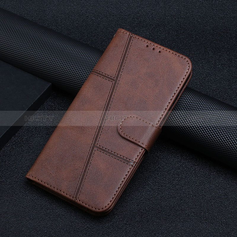 Custodia Portafoglio In Pelle Cover con Supporto Y01X per Xiaomi Redmi 12C 4G Marrone