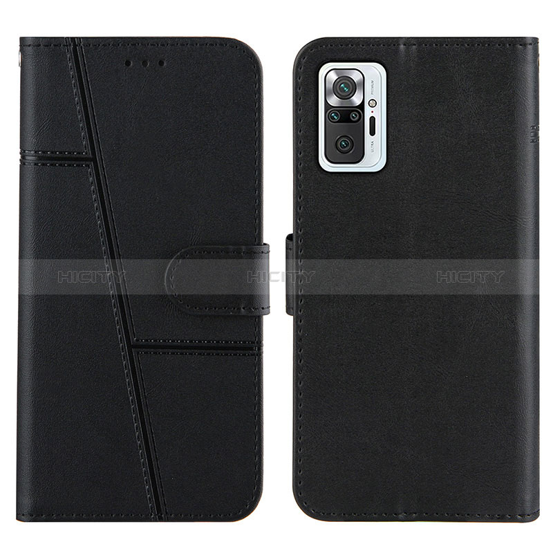 Custodia Portafoglio In Pelle Cover con Supporto Y01X per Xiaomi Redmi Note 10 Pro 4G Nero