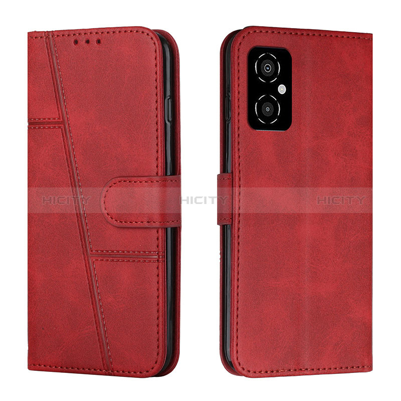 Custodia Portafoglio In Pelle Cover con Supporto Y01X per Xiaomi Redmi Note 11R 5G Rosso