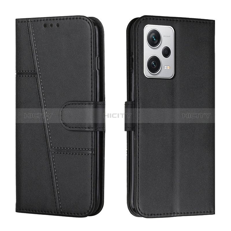 Custodia Portafoglio In Pelle Cover con Supporto Y01X per Xiaomi Redmi Note 12 Pro 5G Nero