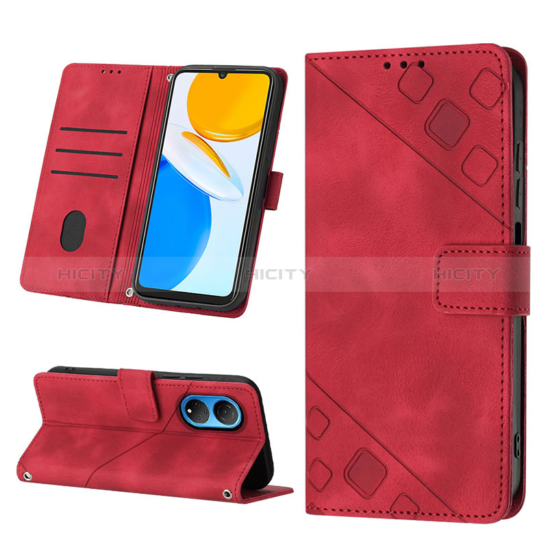 Custodia Portafoglio In Pelle Cover con Supporto Y02B per Huawei Honor X7