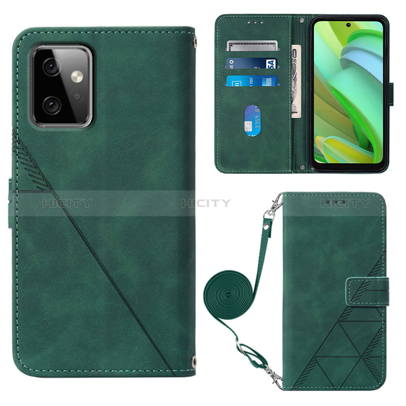 Custodia Portafoglio In Pelle Cover con Supporto Y02B per Motorola Moto G Power 5G (2023)