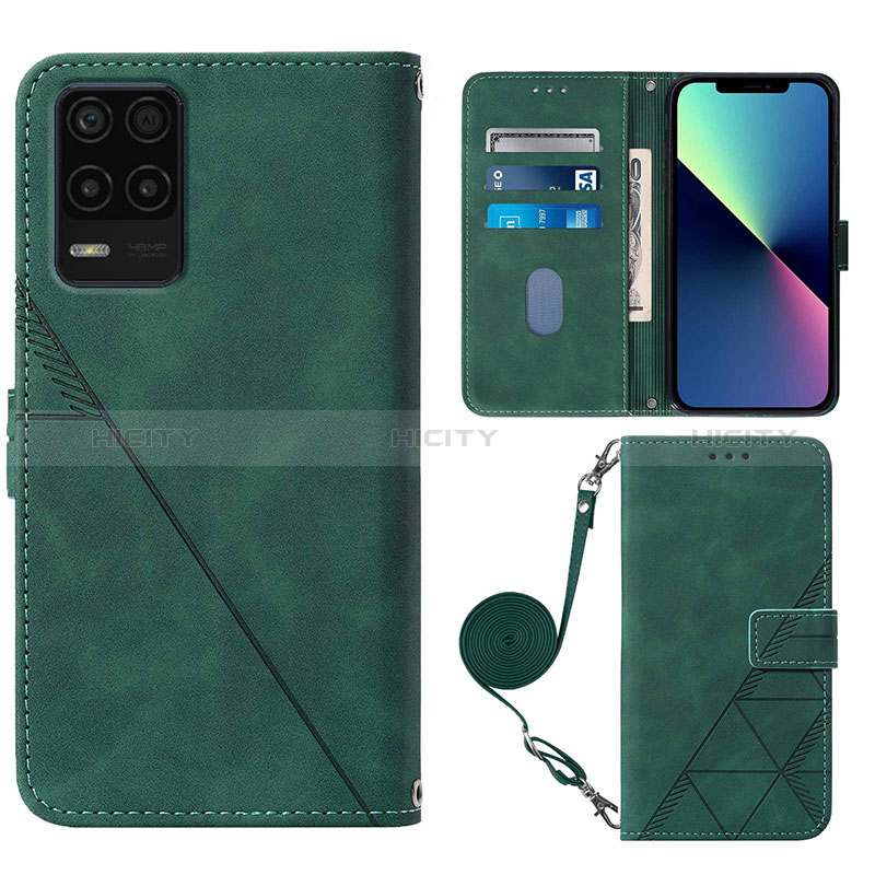 Custodia Portafoglio In Pelle Cover con Supporto Y02B per Realme 8 5G