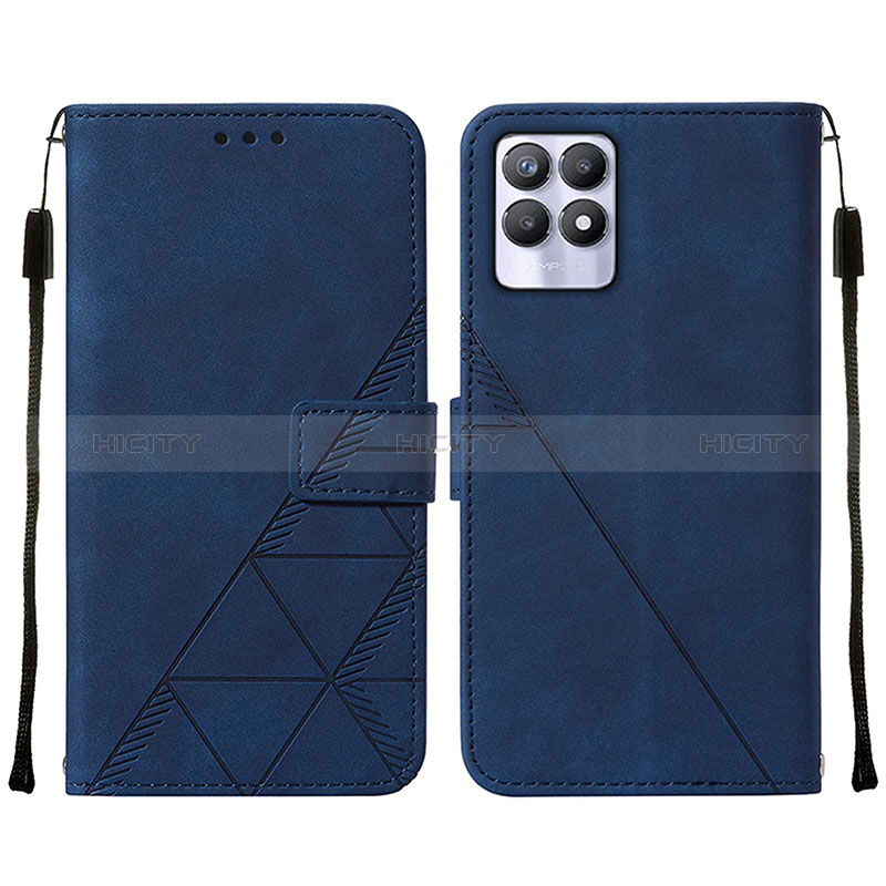 Custodia Portafoglio In Pelle Cover con Supporto Y02B per Realme 8i