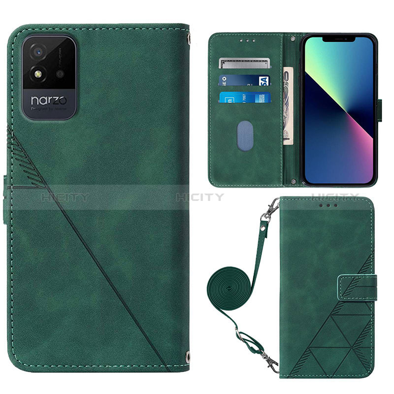 Custodia Portafoglio In Pelle Cover con Supporto Y02B per Realme C11 (2021)