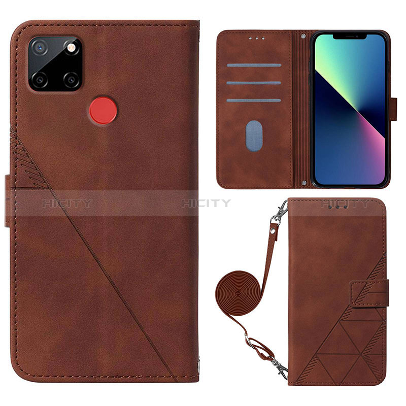 Custodia Portafoglio In Pelle Cover con Supporto Y02B per Realme C12