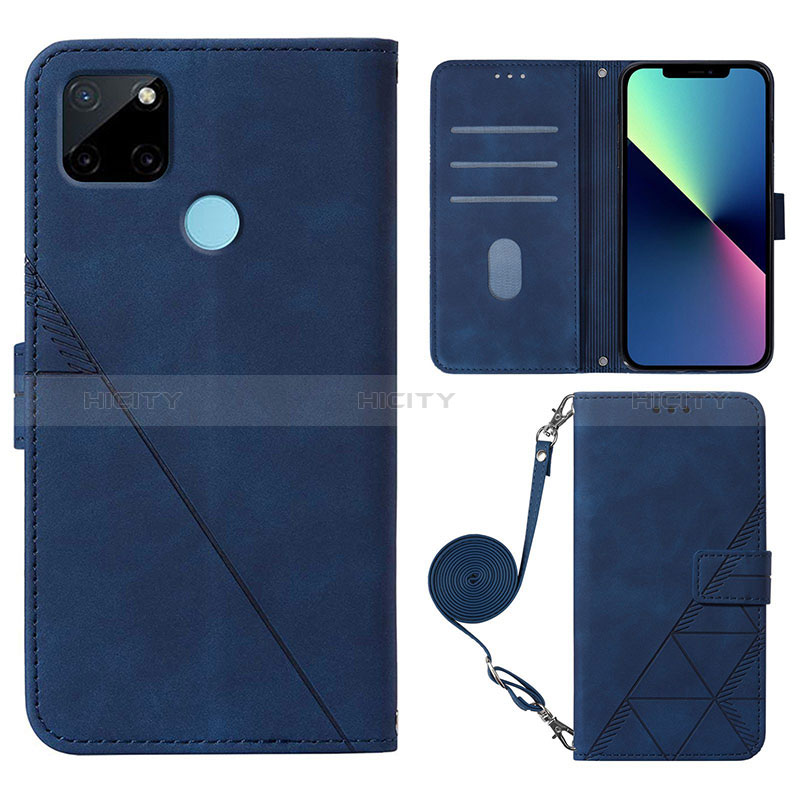 Custodia Portafoglio In Pelle Cover con Supporto Y02B per Realme C25Y