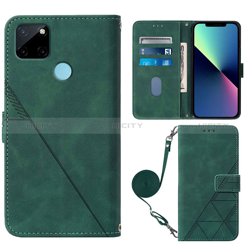 Custodia Portafoglio In Pelle Cover con Supporto Y02B per Realme C25Y