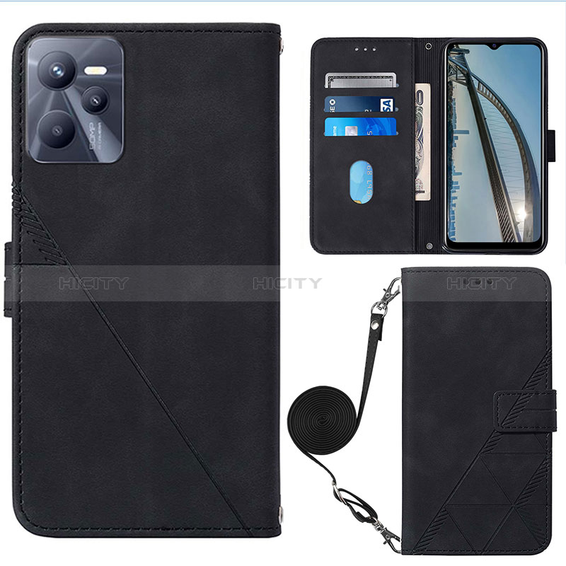 Custodia Portafoglio In Pelle Cover con Supporto Y02B per Realme C35