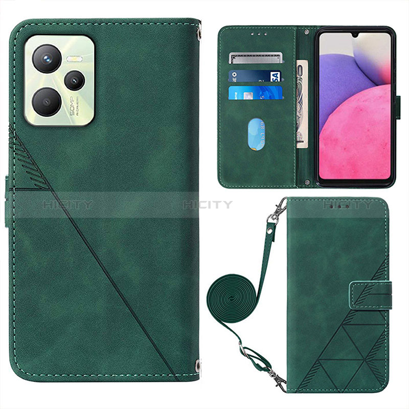 Custodia Portafoglio In Pelle Cover con Supporto Y02B per Realme C35