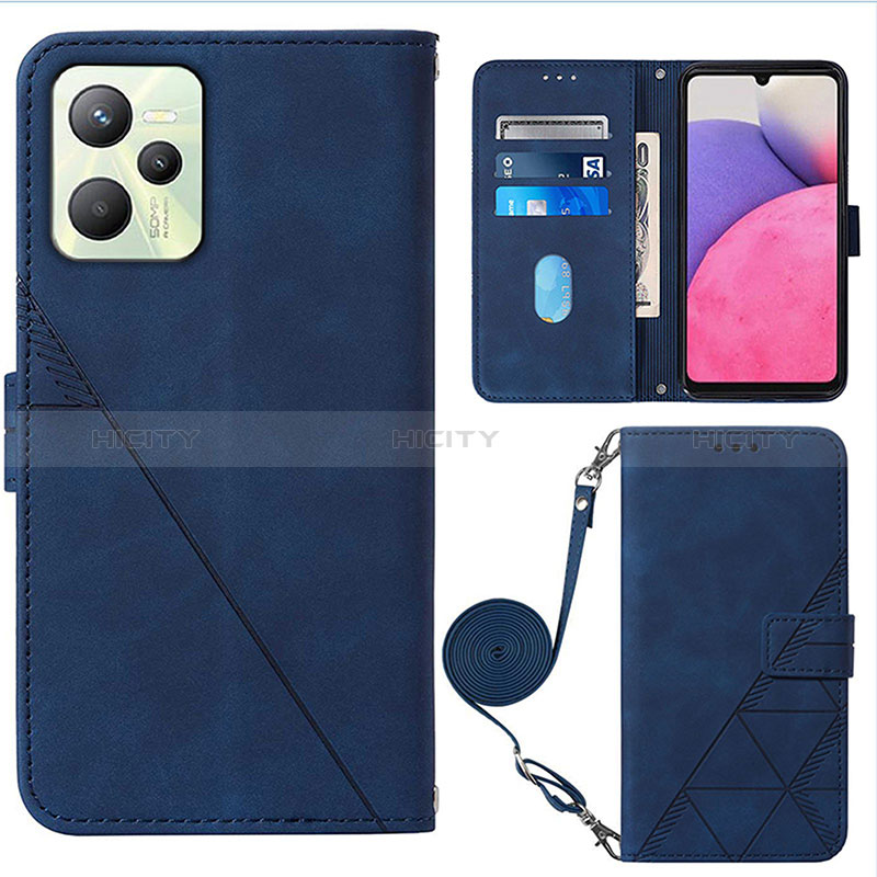 Custodia Portafoglio In Pelle Cover con Supporto Y02B per Realme C35