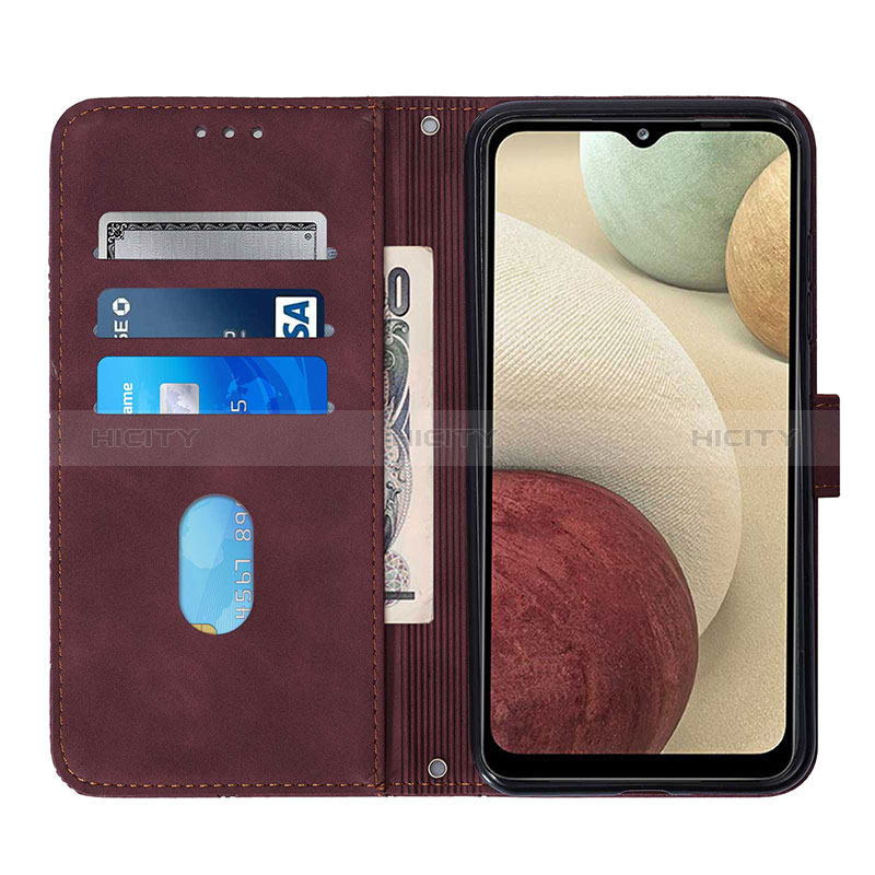 Custodia Portafoglio In Pelle Cover con Supporto Y02B per Samsung Galaxy A12 5G