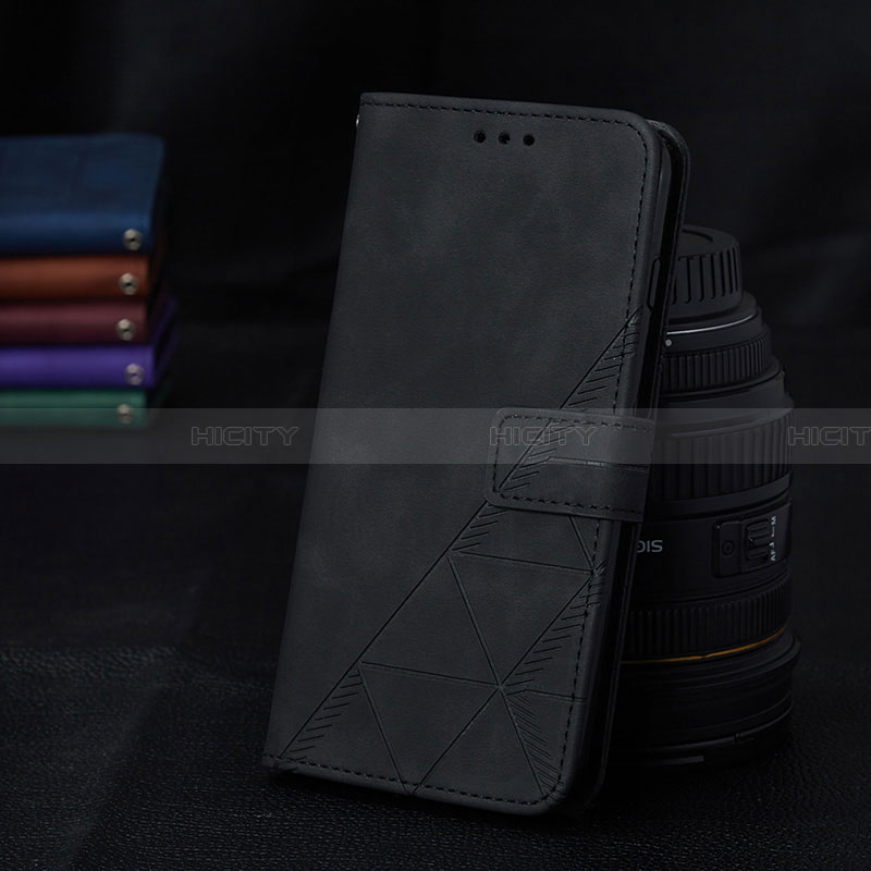 Custodia Portafoglio In Pelle Cover con Supporto Y02B per Samsung Galaxy A22 5G Nero