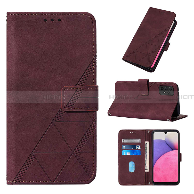 Custodia Portafoglio In Pelle Cover con Supporto Y02B per Samsung Galaxy A33 5G