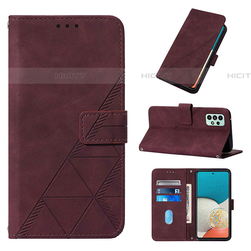 Custodia Portafoglio In Pelle Cover con Supporto Y02B per Samsung Galaxy A53 5G