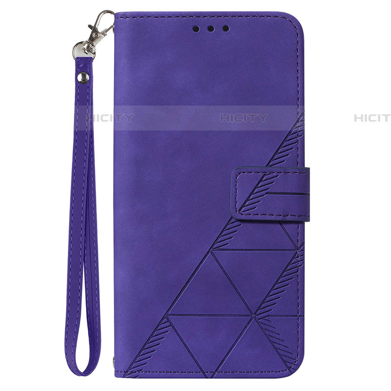 Custodia Portafoglio In Pelle Cover con Supporto Y02B per Samsung Galaxy A73 5G Viola