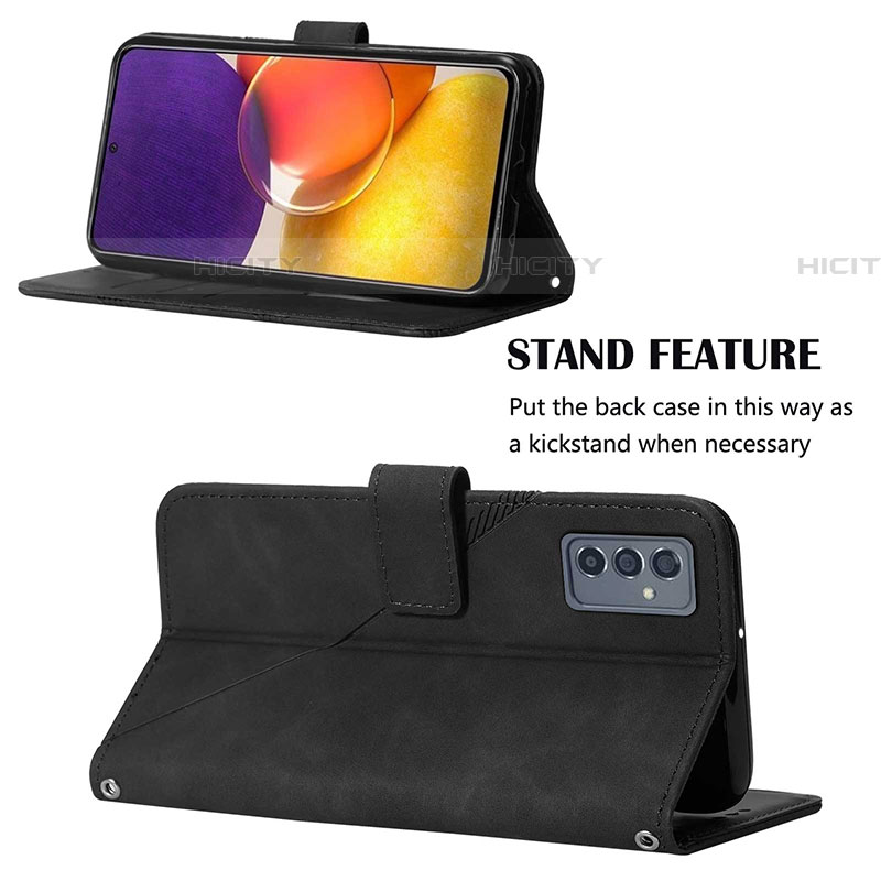 Custodia Portafoglio In Pelle Cover con Supporto Y02B per Samsung Galaxy F54 5G