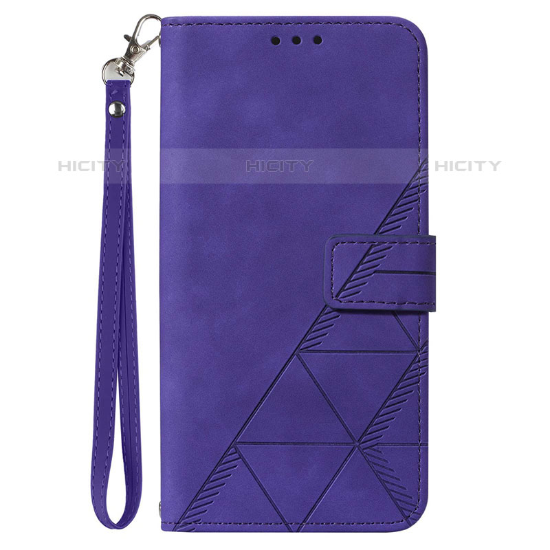 Custodia Portafoglio In Pelle Cover con Supporto Y02B per Samsung Galaxy M53 5G Viola